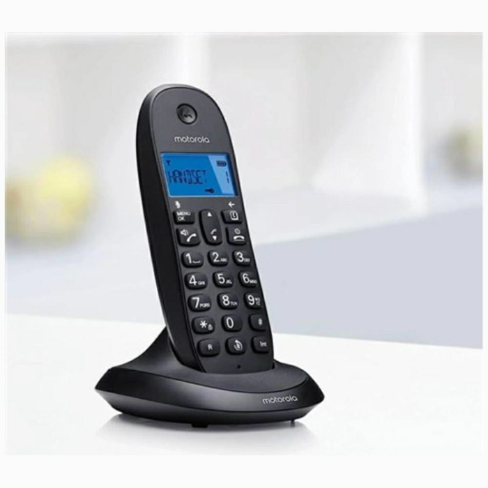 Motorola - Motorola Trådlös Fast Hemtelefon C1001CB Plus - Svart
