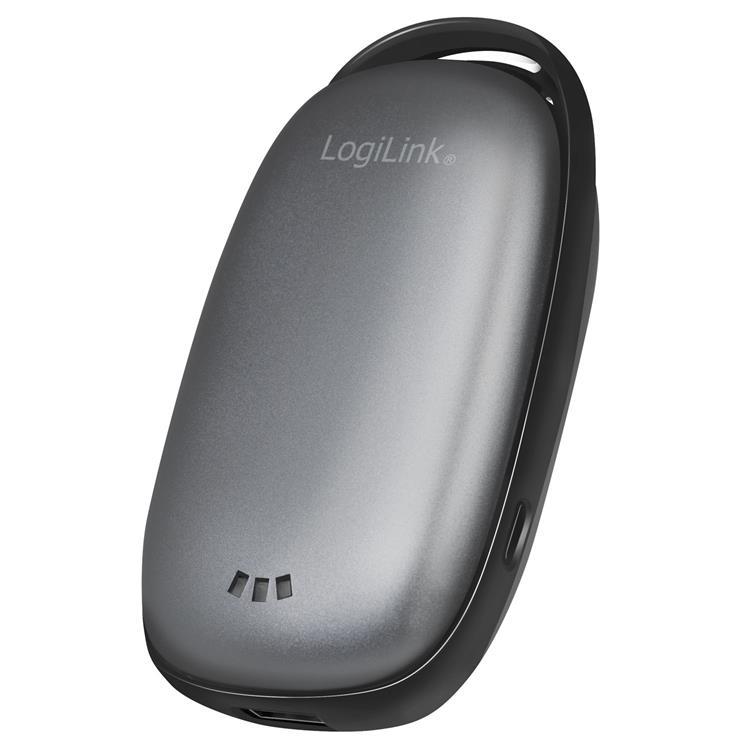 LogiLink PowerBank med handvärmare 4000 mAh - Svart | 505295 | AlltMobil