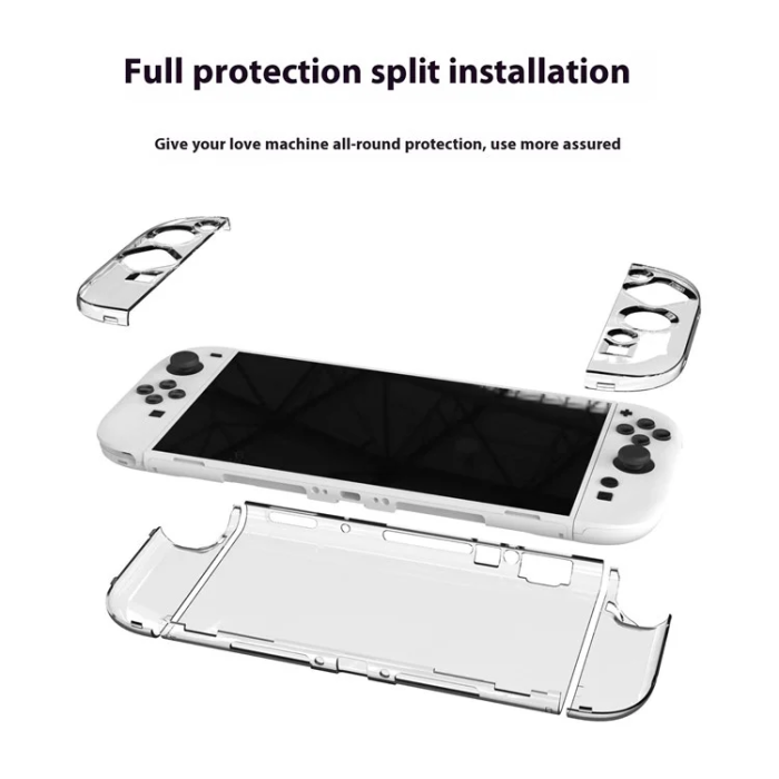 PGTECH - PGTECH Nintendo Switch 2 Skal Spelkonsol - Transparent