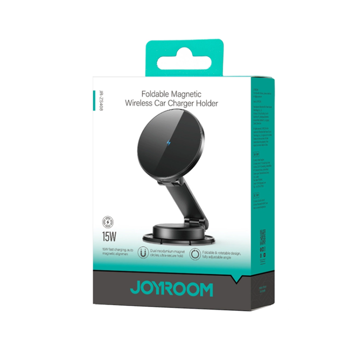 Joyroom - Joyroom Magnetisk Bilhållare 15W Induktiv Laddare För Cockpit
