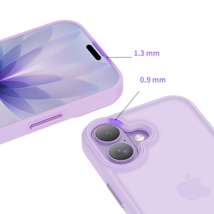 Tech-Protect - Tech-Protect iPhone 17 Mobilskal Magmat - Matte Lavender