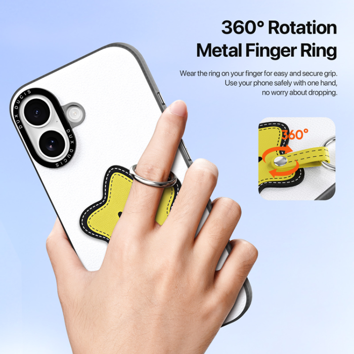 Dux Ducis - DUX DUCIS iPhone 17 Mobilskal med Fingerring/Rem Luvy Series