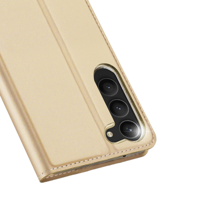 Dux Ducis - Dux Ducis Galaxy S23 Plus Plånboksfodral Skin Series - Guld