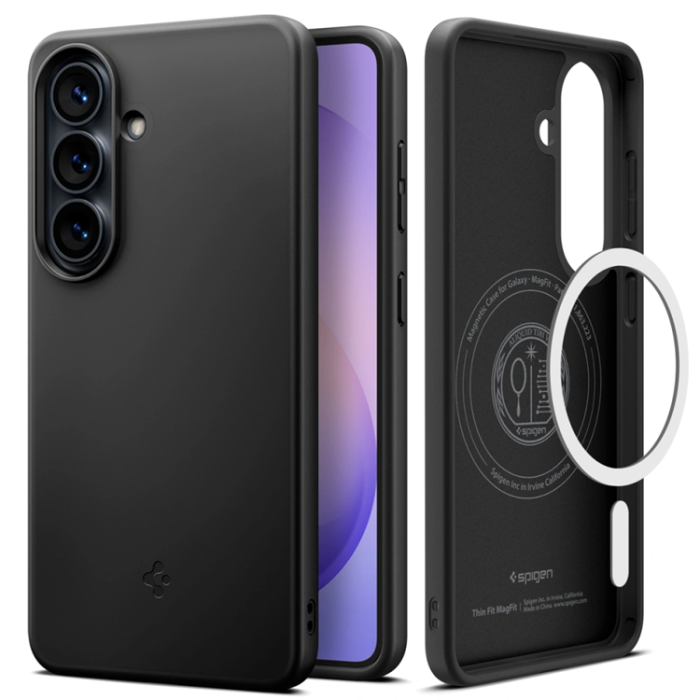 Spigen - Spigen Mobilskal För Galaxy S26 Magsafe Thin Fit - Svart