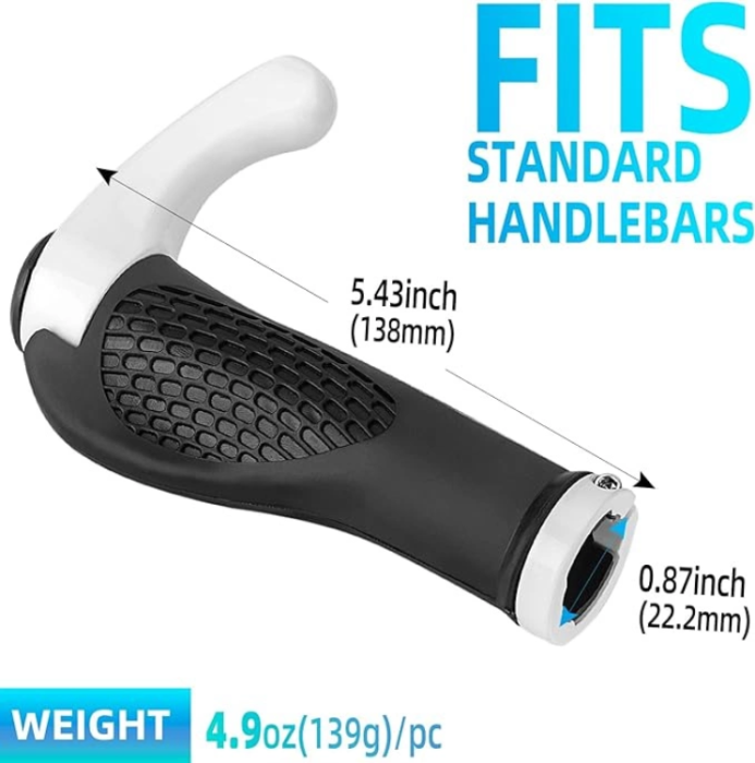 Rockbros - Rockbros Cykelhållarset med horn - Vit