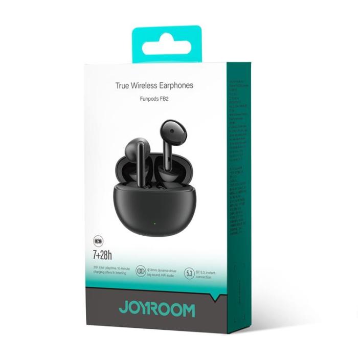 Joyroom - Joyroom Funpods Trådlösa In-Ear-Hörlurar (JR-FB2) - Svart