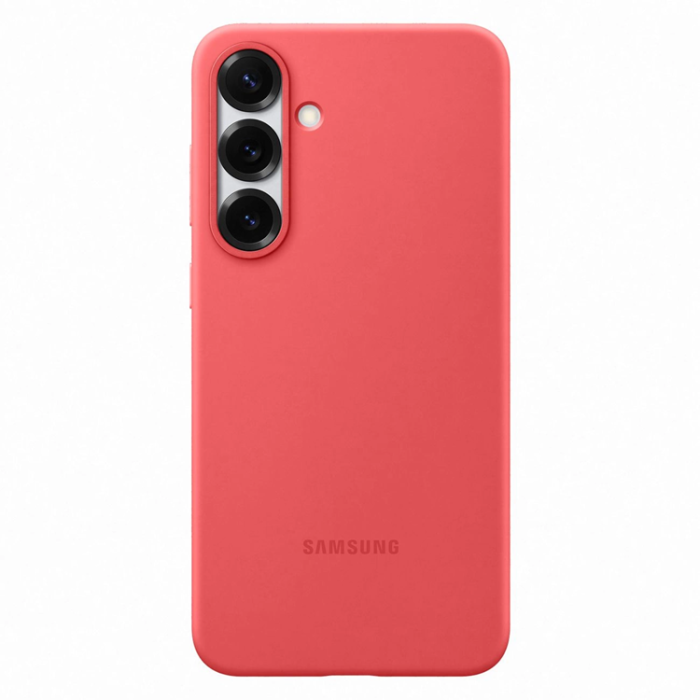 Samsung - Samsung Galaxy S25 Plus Mobilskal Silikon - Röd