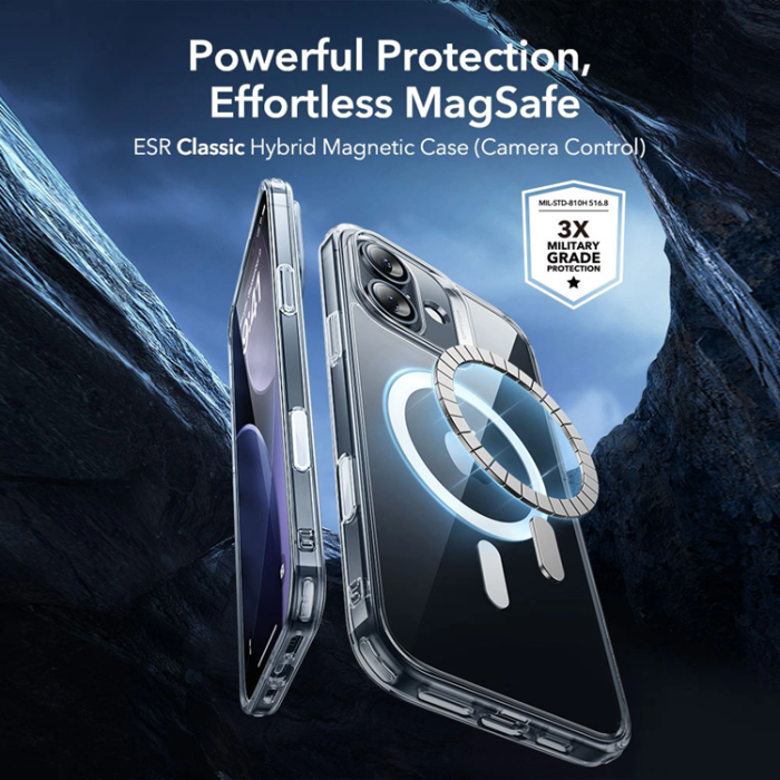 ESR - ESR iPhone 17 Mobilskal Magsafe Classic Hybird - Clear