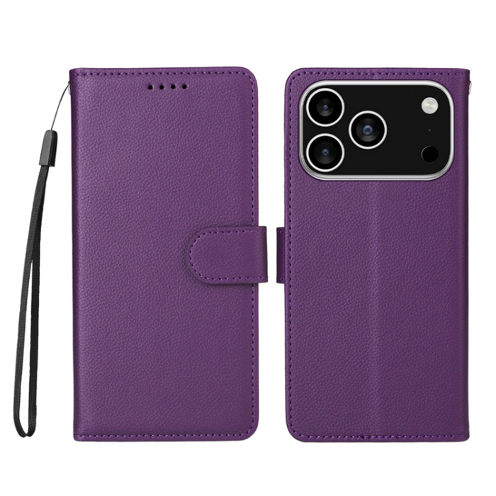 A-One Brand - iPhone 17 Pro Plånboksfodral RFID Blocking med Handledsrem