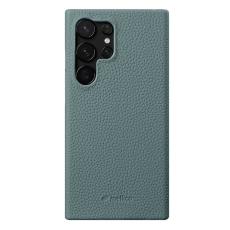 Melkco - MELKCO Mobilskal till Samsung Galaxy S25 Ultra &Auml;kta L&auml;der PC - Ljusbl&aring;