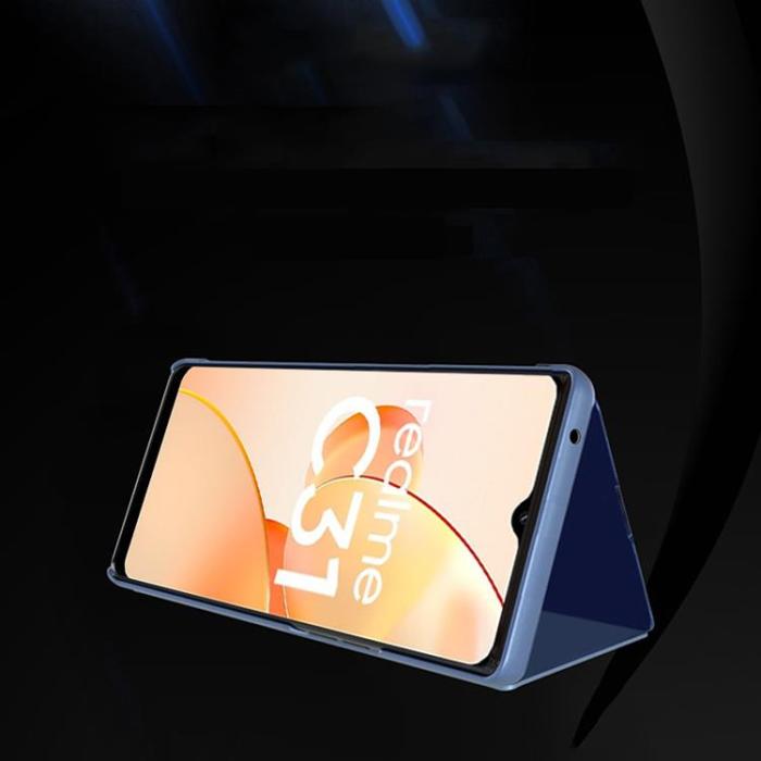 OEM - Realme C31 Fodral Clear View Flip - Svart