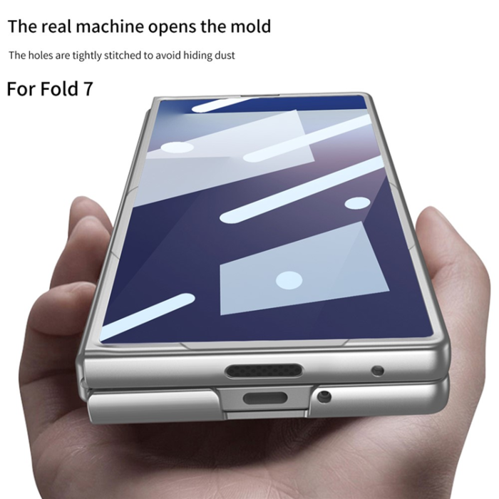 GKK - GKK Galaxy Z Fold 7 Mobilskal Med Härdat glas Anti-Scratch