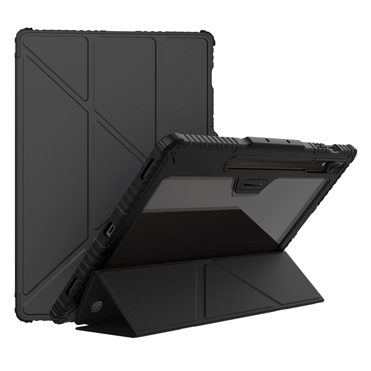 Nillkin Galaxy Tab S9 Ultra Fodral Läder Bumper - Svart | 2353 | AlltMobil