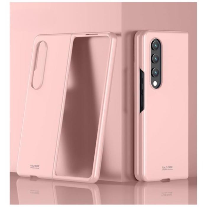 A-One Brand - Galaxy Z Fold 4 Skal Rubberized - Rosa