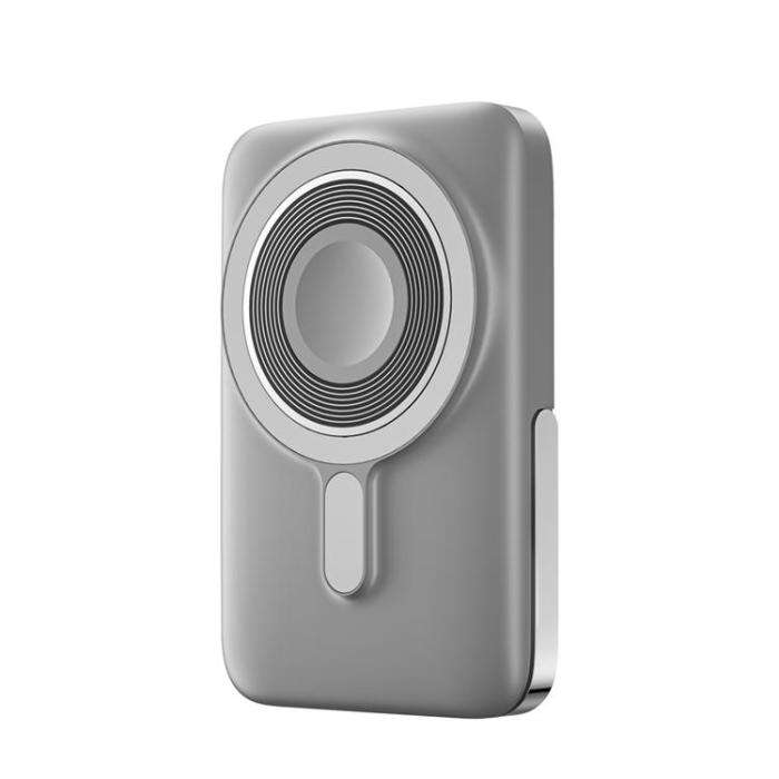 WIWU - WIWU Magnetsik Powerbank 10000 mAh 15W Elite Wi-P018 - Grå