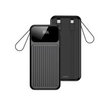Maxlife - Maxlife Powerbank 10000 mAh 22.5W PD QC Med Kabel - Svart