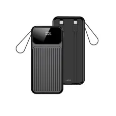 Maxlife - Maxlife Powerbank 10000 mAh 22.5W PD QC Med Kabel - Svart
