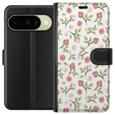 Gustaf - Pl&aring;nboksfodral till Google Pixel 10 med Blommigt