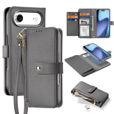 Dux Ducis - Dux Ducis iPhone 17 Air Plånboksfodral Magsafe Detachable Lawa - Grå