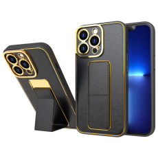 OEM - iPhone 12 Pro Skal Kickstand - Svart