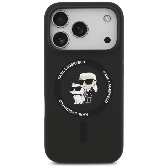 KARL LAGERFELD - Karl Lagerfeld Mobilskal till iPhone 18 Pro Max/17 Pro Max Silikon Ring