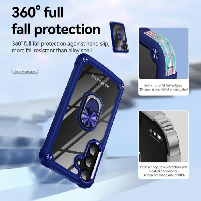 OEM - Mobilskal för Samsung Galaxy S26 Plus PC + TPU Kickstand - Blå