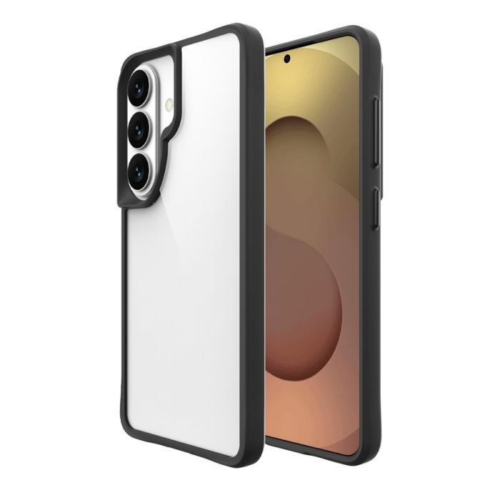 OEM - Mobilskal för Samsung Galaxy S26 Hybrid Hård PC + TPU Stöttålig - Svart