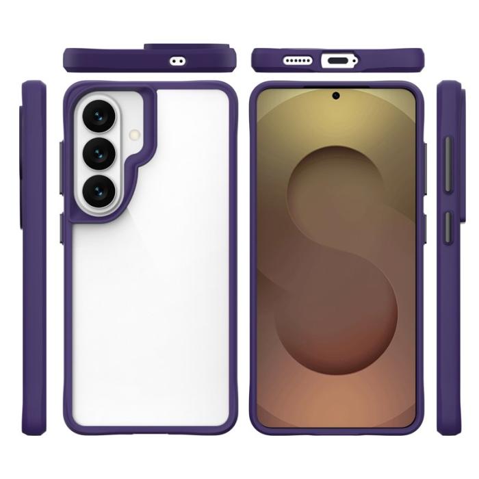 OEM - Mobilskal för Samsung Galaxy S26 Hybrid PC + TPU Stöttålig - Lila