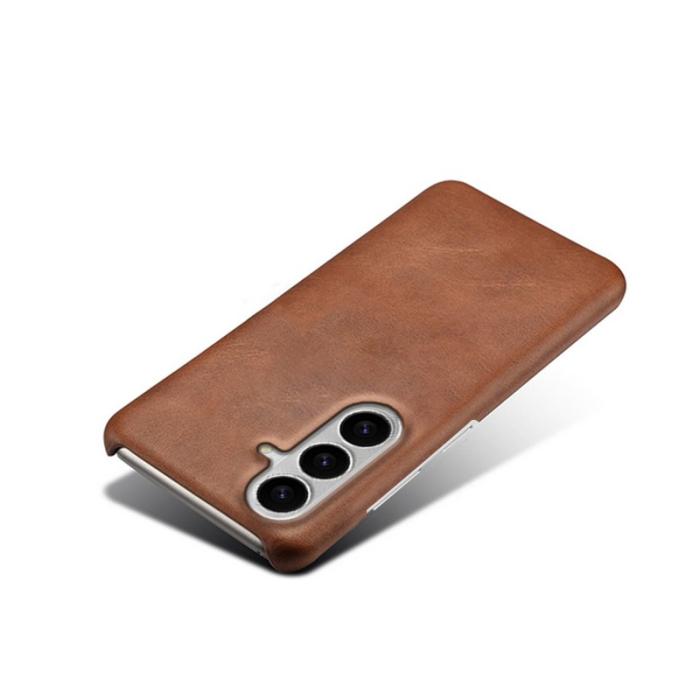 OEM - Mobilskal för Samsung Galaxy S26 Plus Konstläder PC - Brun