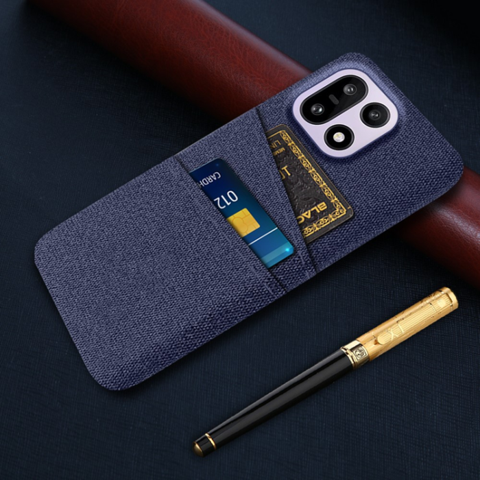 A-One Brand - Mobilskal till OnePlus 15 5G Korthållare Cloth + Hard PC - Blå