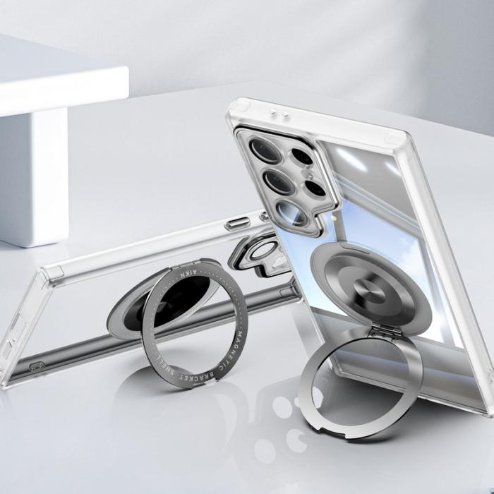 OEM - Mobilskal för Samsung Galaxy S26 Ultra Magnetiskt PC + TPU - Matt Vit