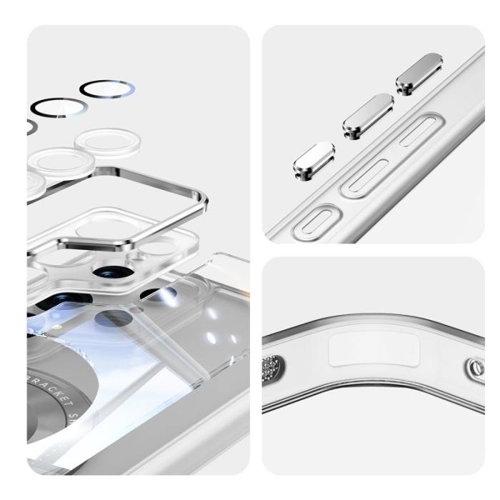 OEM - Mobilskal för Samsung Galaxy S26 Ultra Magnetiskt PC + TPU - Matt Vit