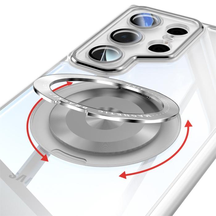 OEM - Mobilskal för Samsung Galaxy S26 Ultra Magnetiskt PC + TPU - Matt Vit