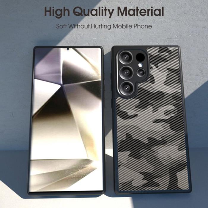 IBMRS - IBMRS Mobilskal för Samsung Galaxy S26 Ultra TPU + PC - Transparent Svart
