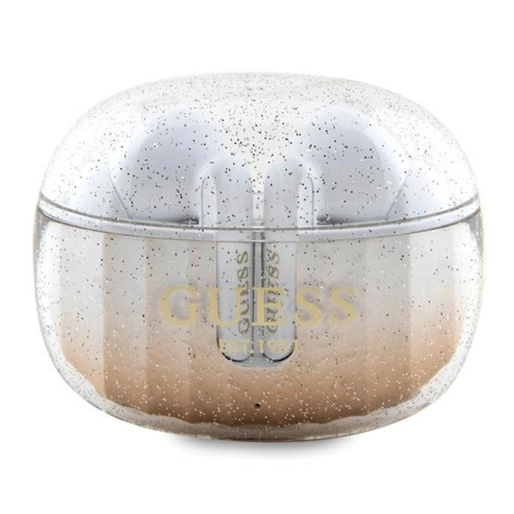Guess TWS In-ear Hörlurar Bluetooth Glitter Gradient - Guld | 505771 | AlltMobil