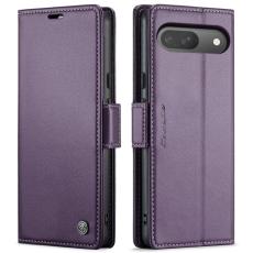 Caseme - CASEME 023 Series Konstl&auml;der Pl&aring;nboksfodral f&ouml;r Google Pixel 10 Pro - Lila