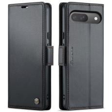Caseme - CASEME 023 Series Konstl&auml;der Pl&aring;nboksfodral f&ouml;r Google Pixel 10 Pro - Svart