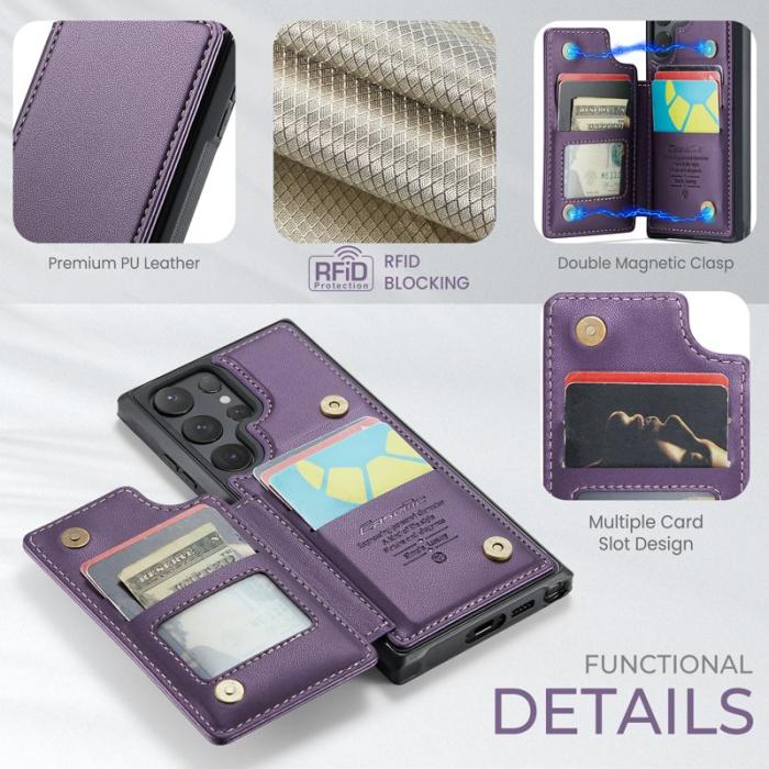 Caseme - CASEME C22 Fodral till Samsung Galaxy S25 Ultra - Lila