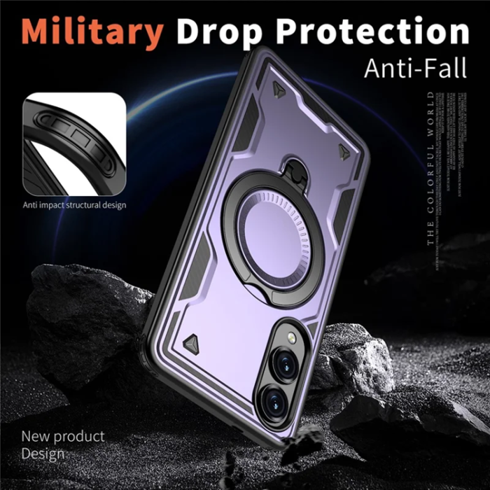 A-One Brand - Mobilskal till Galaxy S25 Edge Magsafe Kickstand