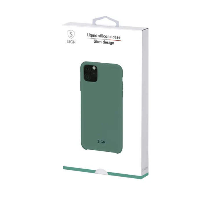SiGN - SiGN iPhone 11/XR Skal Liquid Silicone - Blå