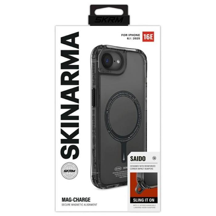 Skinarma - Skinarma iPhone 16e Mobilskal MagSafe Saido - Svart