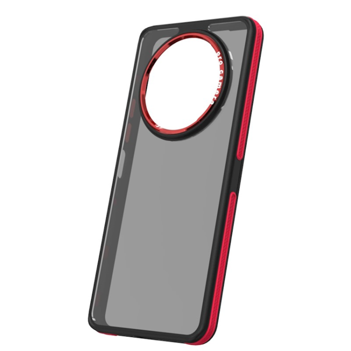 OEM - Xiaomi Redmi A3 4G Mobilskal Crystal Black - Röd