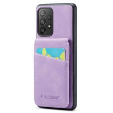 FIERRE SHANN - FIERRE SHANN Back Fodral Samsung Galaxy A73 5G KonstL&auml;der - Lila