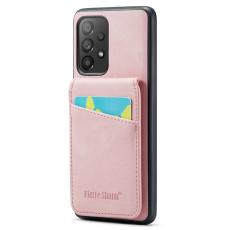 FIERRE SHANN - FIERRE SHANN Back Fodral Samsung Galaxy A73 5G KonstL&auml;der - Rosa