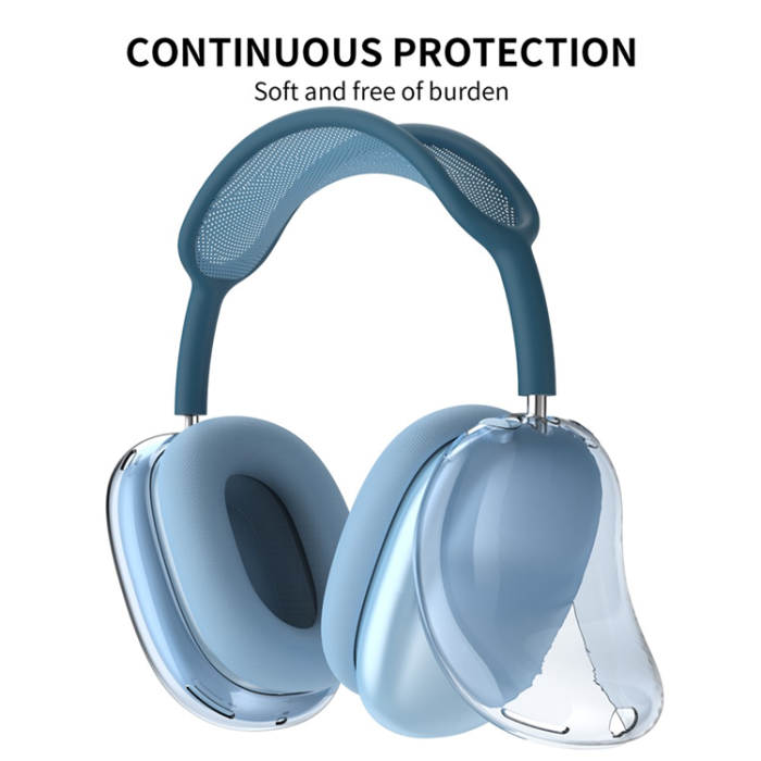 AHASTYLE - AHASTYLE AirPods Max Hörlursskal TPU PT-LC07 - Blå