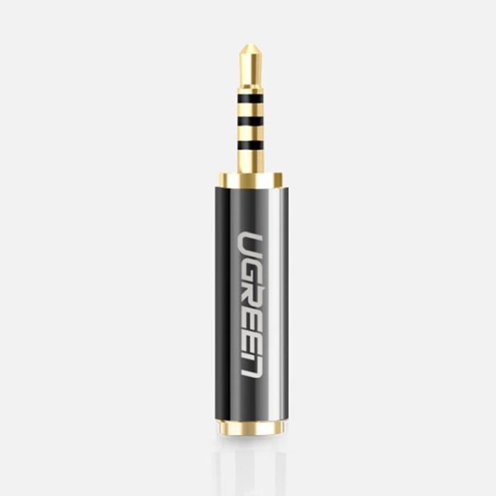 Ugreen - Ugreen Audio Adapter Jack 3.5mm Female Till Jack 2.5mm Male - Svart