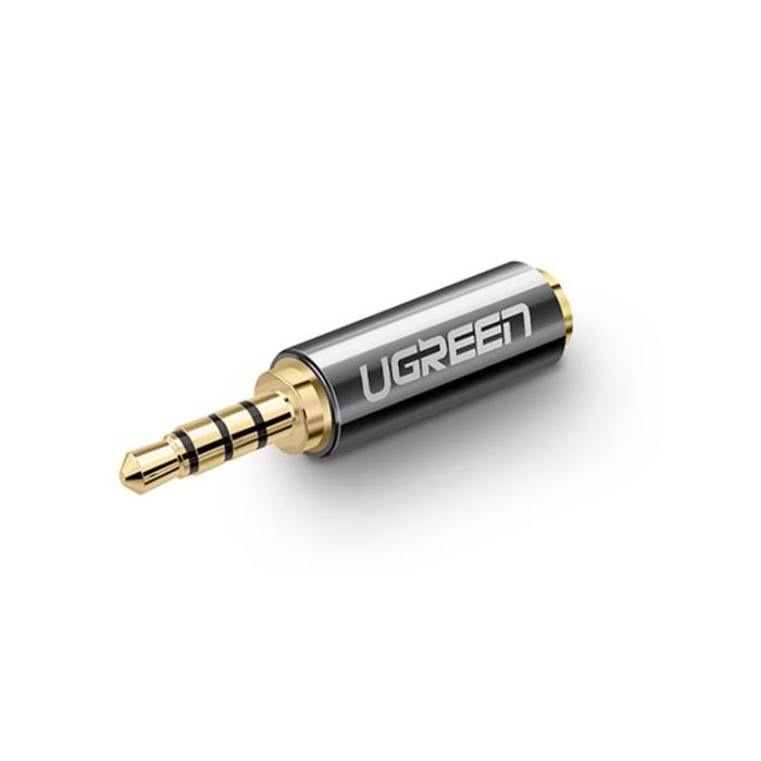Ugreen - Ugreen Audio Adapter Jack 3.5mm Female Till Jack 2.5mm Male - Svart