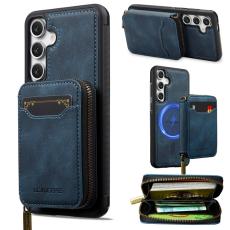 LC.imeeke - LC.IMEEKE L6 f&ouml;r Samsung Galaxy S23 FE Pl&aring;nboksfodral Konstl&auml;der - Bl&aring;