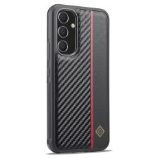 LC.imeeke - LC.IMEEKE Samsung Galaxy A34 5G Fodral - Kolfiber - Svart