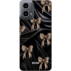 Gustaf - Mobilskal till Motorola Moto G34 med Leopard Bow